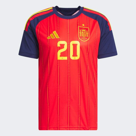 Spain World Cup Home - Pedri - Embroidered